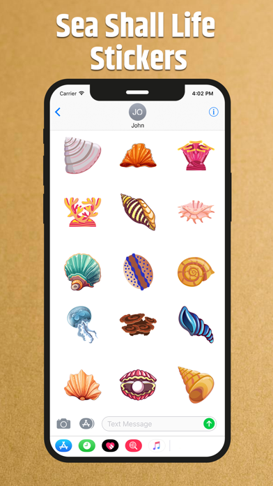 Screenshot #2 pour Sea Shell Life Stickers