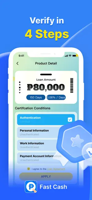 Fast Cash—Loan App Philippines iPhone screenshot 3