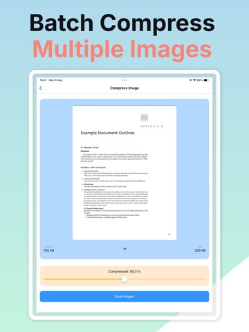 Image Compressor ™ iPad screenshot