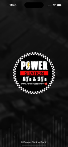Power Station Radio iPhone screenshot