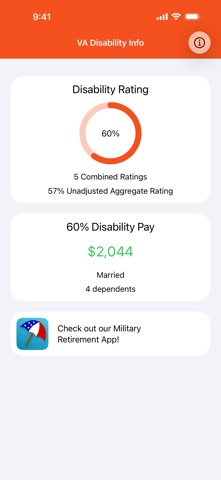VA Disability Pay Screenshot 1 of 4