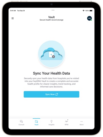 heyDRAI iPad screenshot