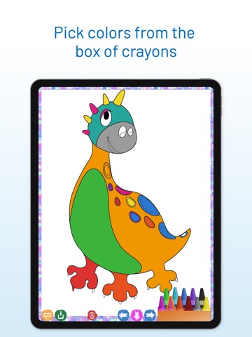 Crayon Fun (Coloring Books) app screenshot 3