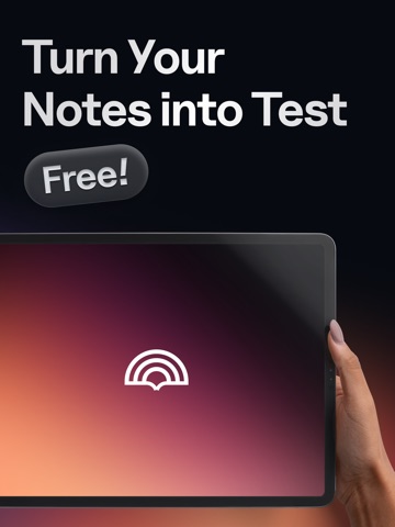 Testopia: AI Quiz & Flashcards iPad screenshot