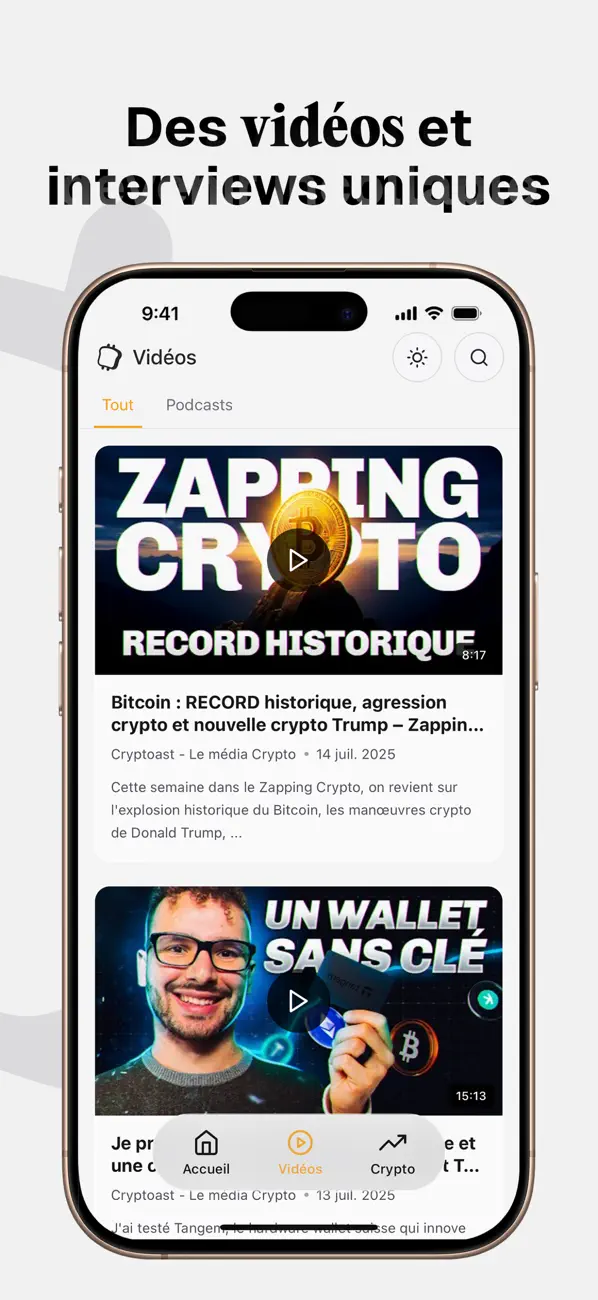 Screenshot #3 pour Cryptoast - Actu Crypto