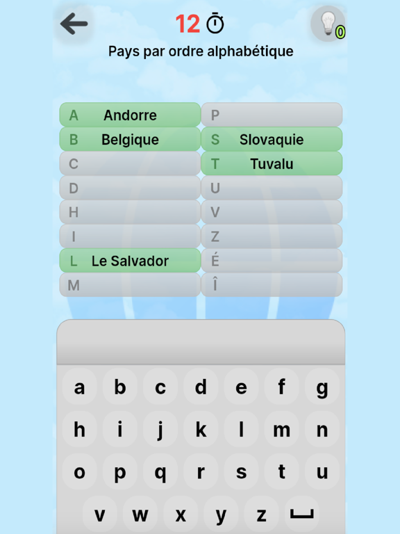 Screenshot #4 pour Pays du monde Pendu