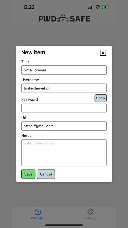 PWDSAFE - dPasswordManager screenshot-4