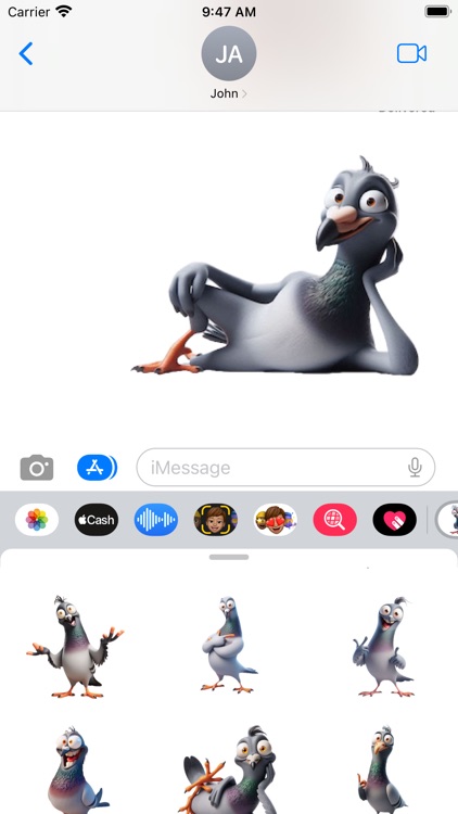 Goofy Pigeon Stickers screenshot-5