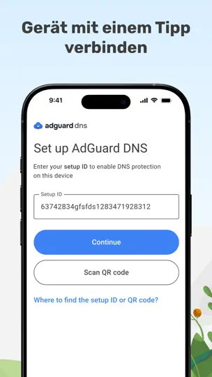 Screenshot von AdGuard DNS auf dem iPhone 3