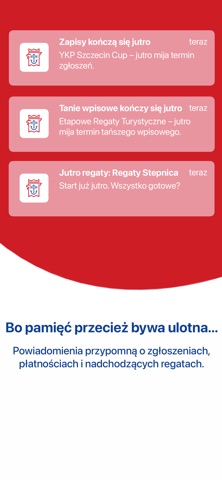 Kalendarz Regat ZOZŻ screenshot