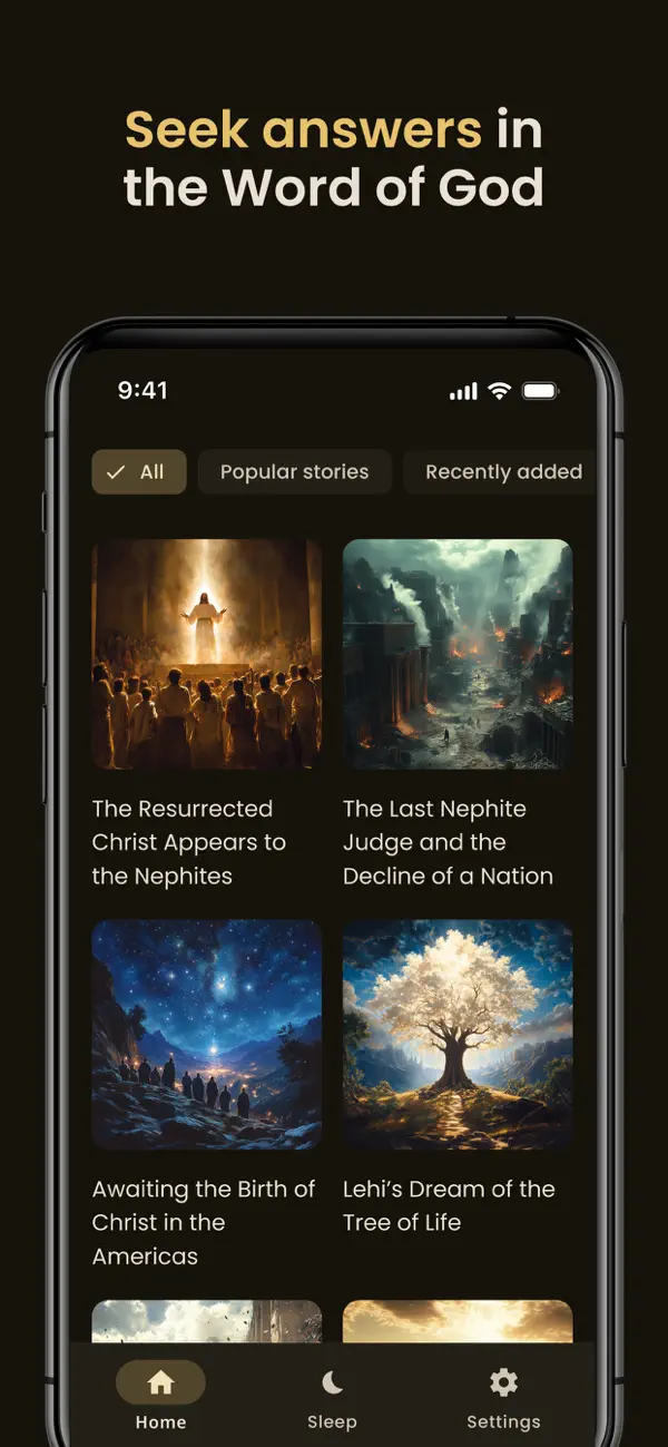 #2. NephiCalm: Scripture Stories (iOS) Ved: Carlyn Joy Apanitan Dela Cruz
