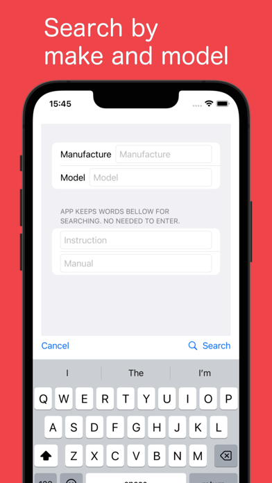 Instructions - Keep Manuals Screenshot