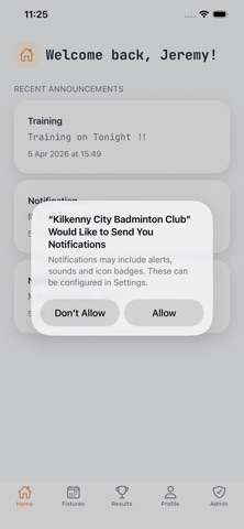 Kilkenny City Badminton Club screenshot
