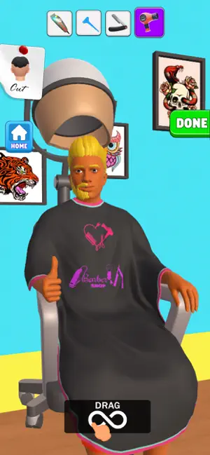 Perfect Hair Barber TrimTattoo screenshot 2