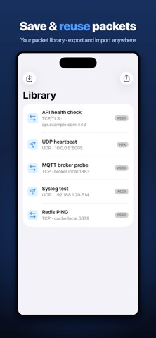 TCP & UDP Packet Sender 스크린샷 4