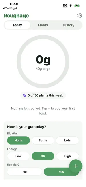 Roughage: Fiber Tracker screenshot 1