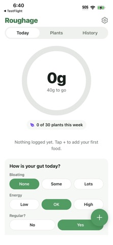 Roughage: Fiber Tracker Screenshot 1 of 4