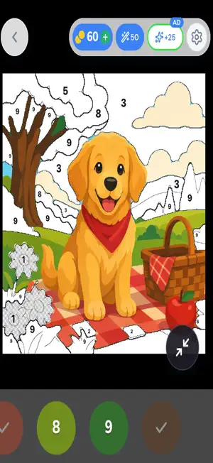 Paint by Number Coloring Games screenshot 2