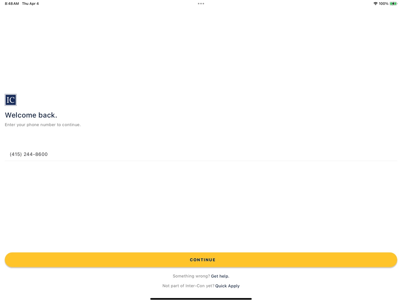 iPad screenshot