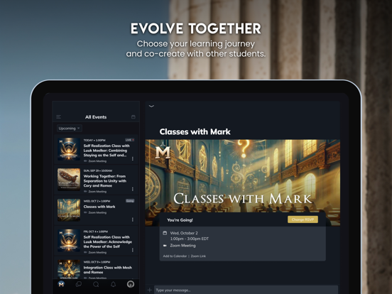 Massaro University iPad screenshot 5 - Social Networking app