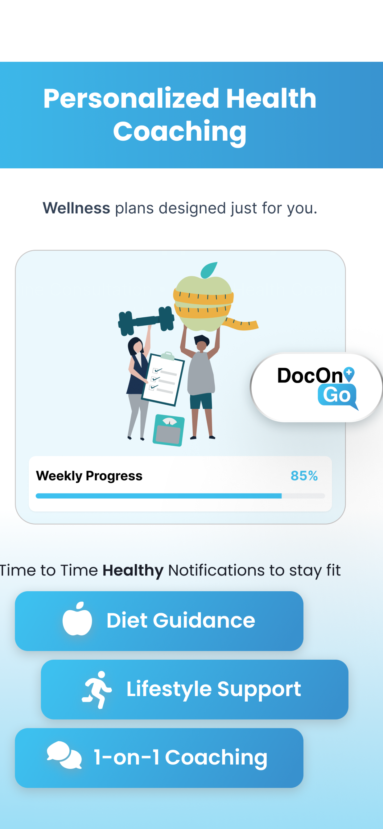 DocOnGo - Online Doctor & Yoga screenshot 3