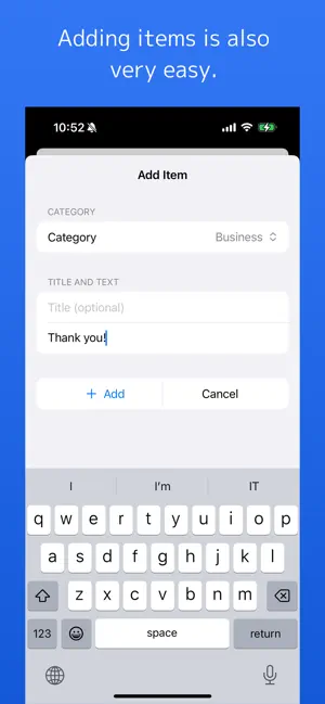 CopyAndPaste Manager screenshot 2