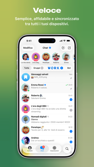 Telegram Messenger App Store preview screenshot 1