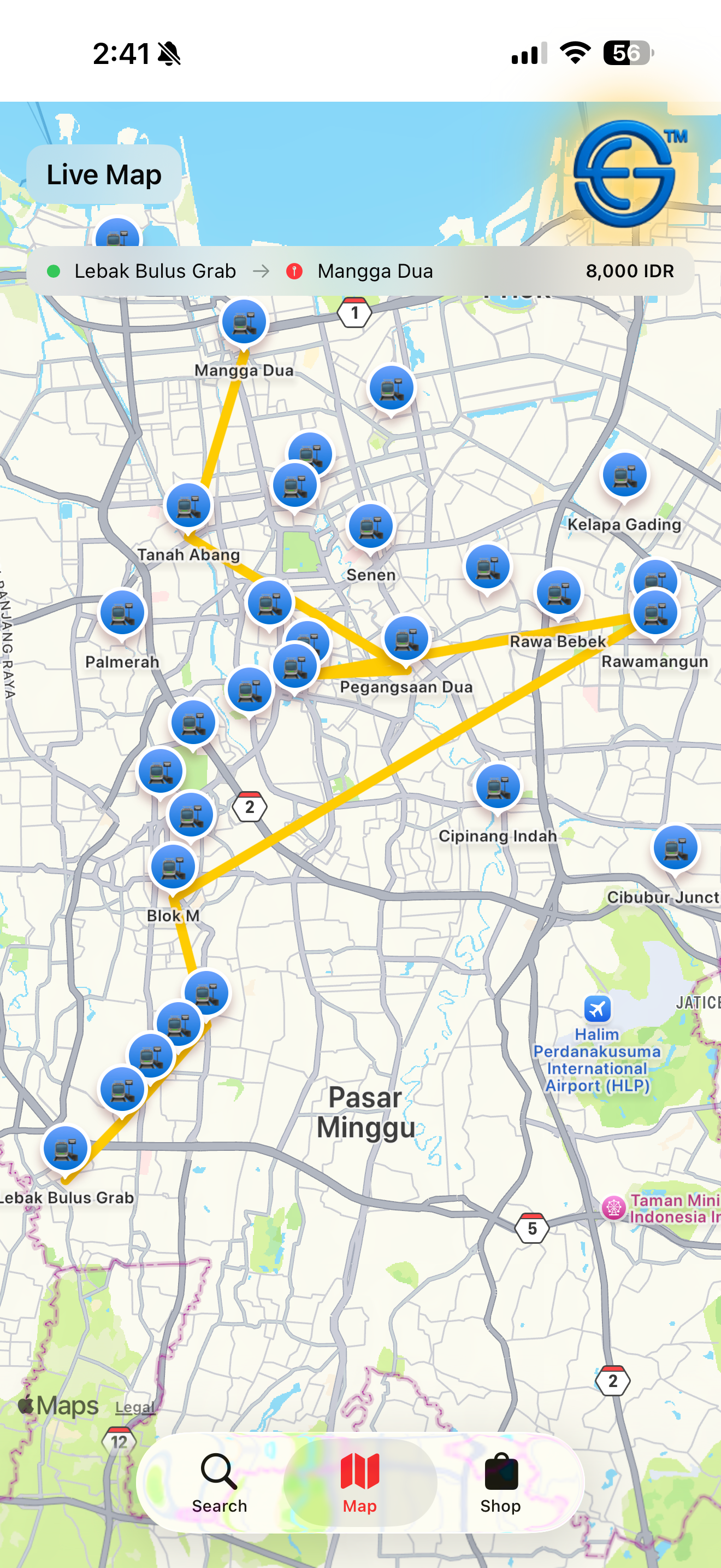 EGK JakartaM-LRT screenshot 6