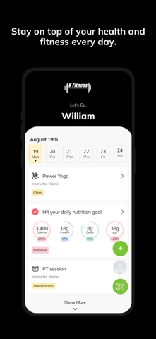 K Fitness screenshot