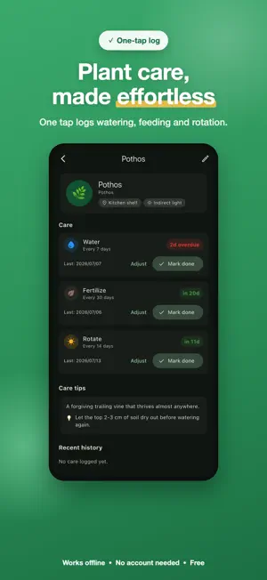 Leafy - Plant Care Reminder screenshot 2