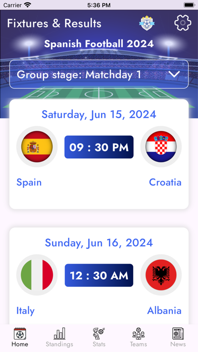 Football League Of Spanish Screenshot