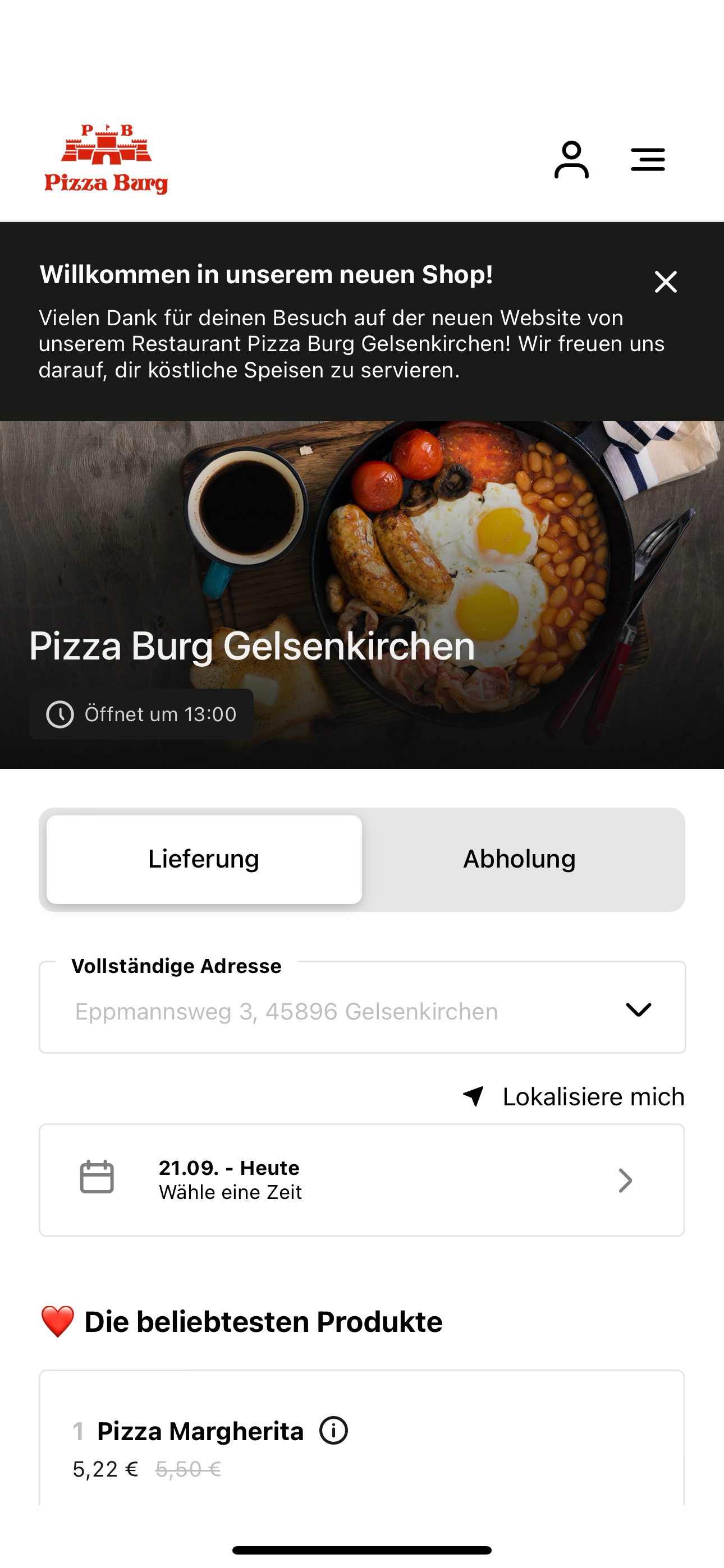 Pizza Burg Gelsenkirchen
