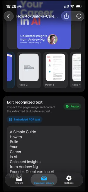 PDF2Words screenshot 4