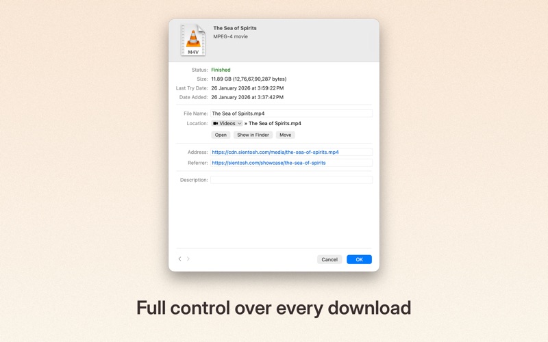 App screenshot
