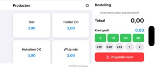 Feestkassa screenshot