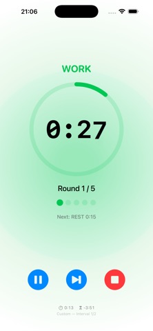 RoundTimer: Interval Timer screenshot