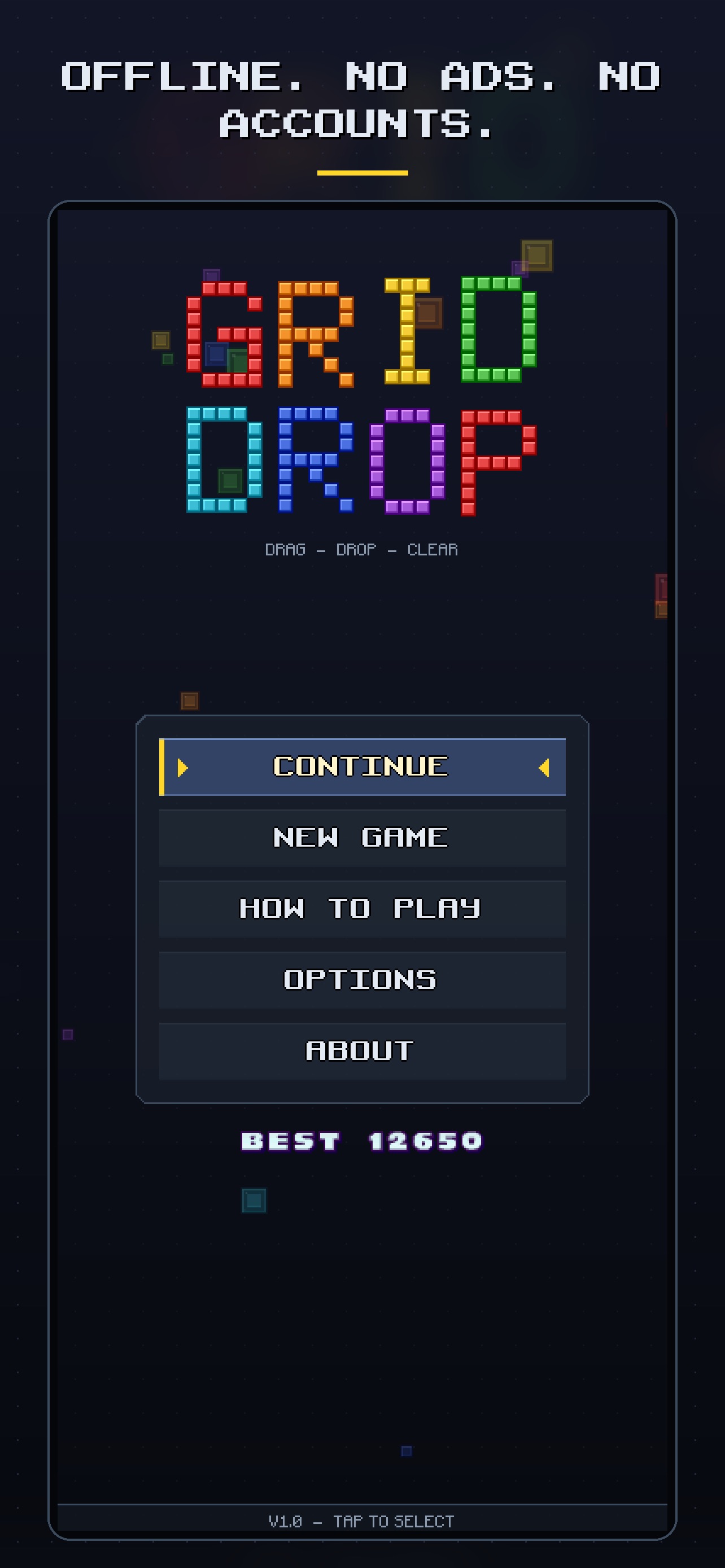 Screenshot 4 of Grid Drop
