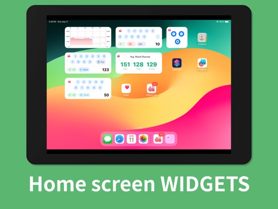 Diabetes App - Diabeto Log iPad screenshot 5 - Medical app