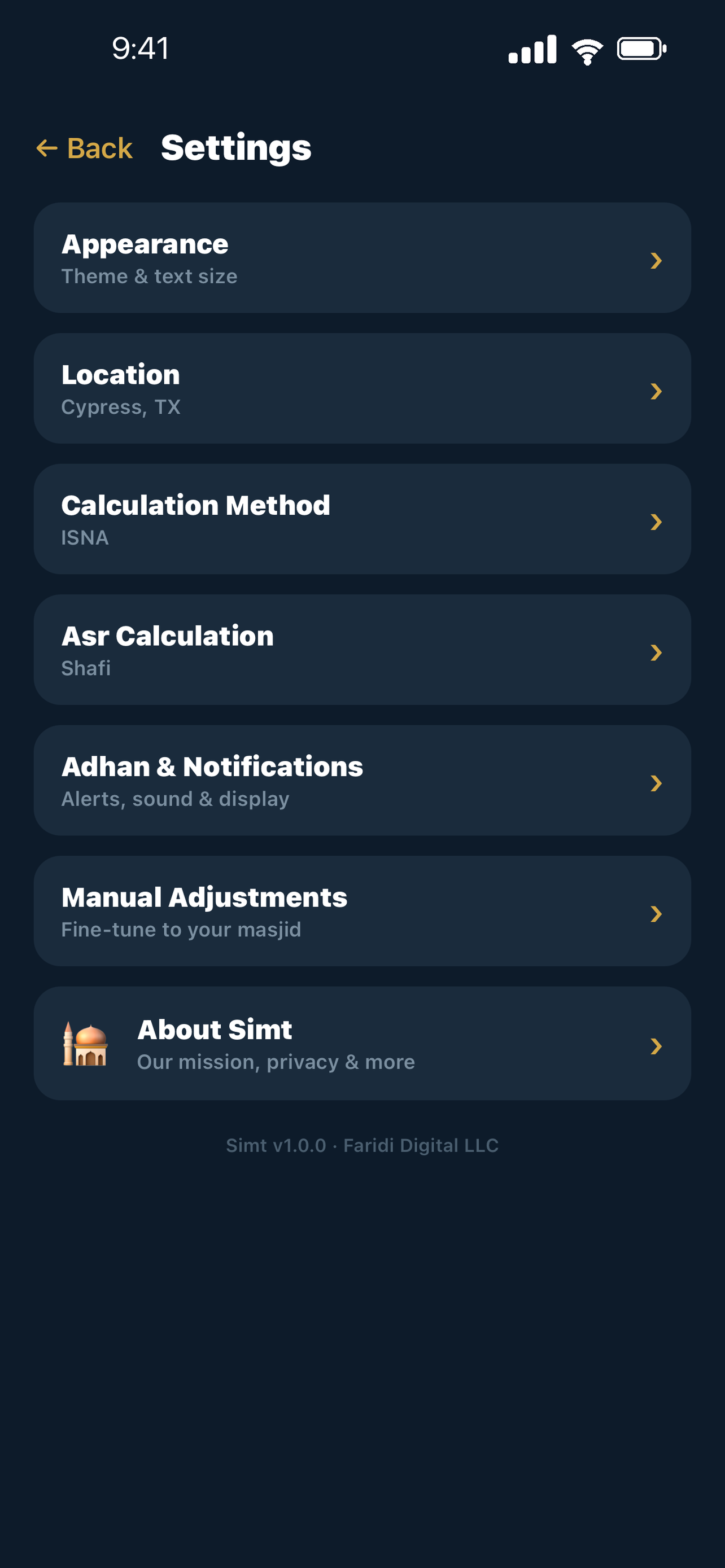 Simt: Islamic Prayer & Qibla screenshot 5