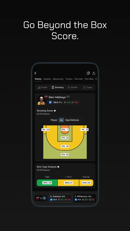 PropsMadness: Player Prop Tool screenshot 2 of 4