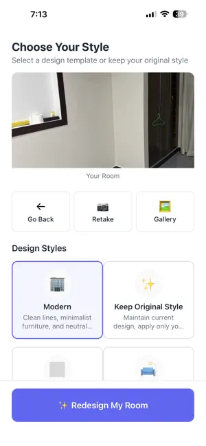 AI Interior Redesign screenshot 2