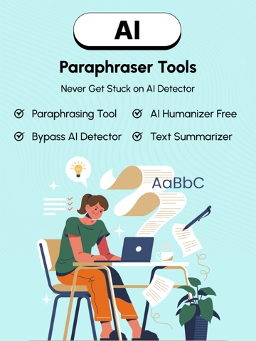 Paraphrasing Tool - Rewriter iPad screenshot