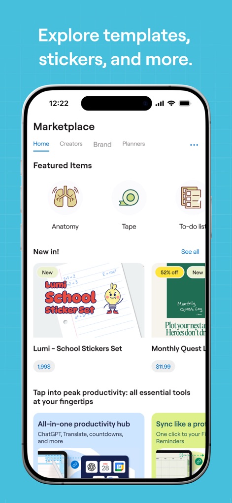 Goodnotes: AI Notes, Docs, PDF - Contenido Extra Personalizable