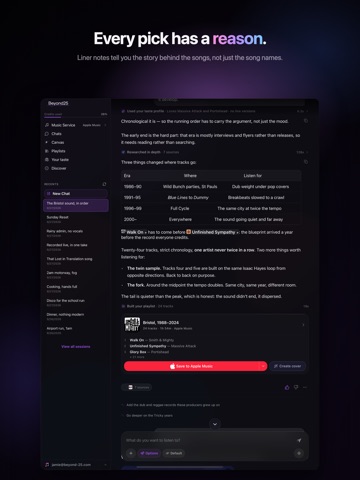 Beyond25: AI Playlist Maker Screenshot 3
