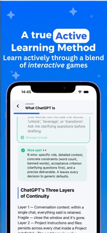 AI Courses: Daily AI Lessons iPhone screenshot