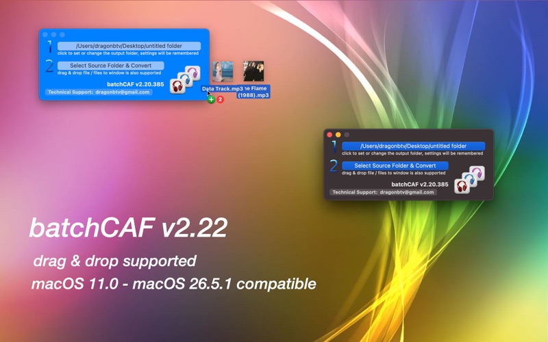 Screenshot #1 pour batchCAF