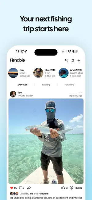 Fishable - Fishing App screenshot 1