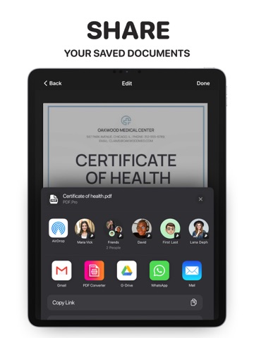 PDF Scanner・Document Scanner・ iPad screenshot