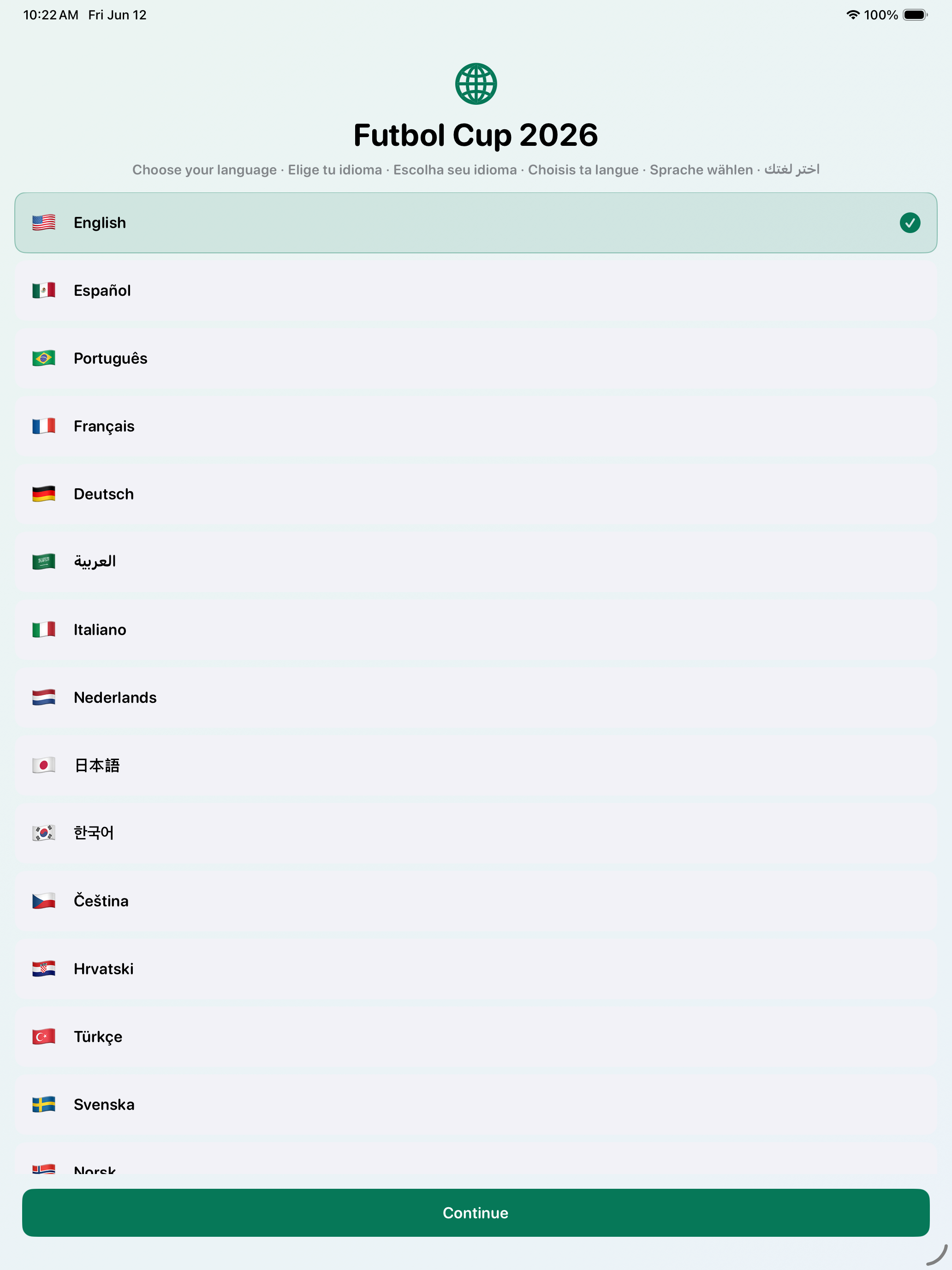 Futbol Cup 2026 Tracker screenshot 7