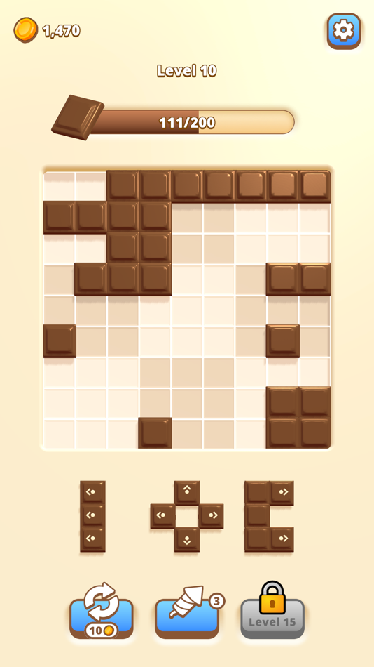 #4. Chocobricks: Block Puzzle! (iOS) By: Lucas Piloto